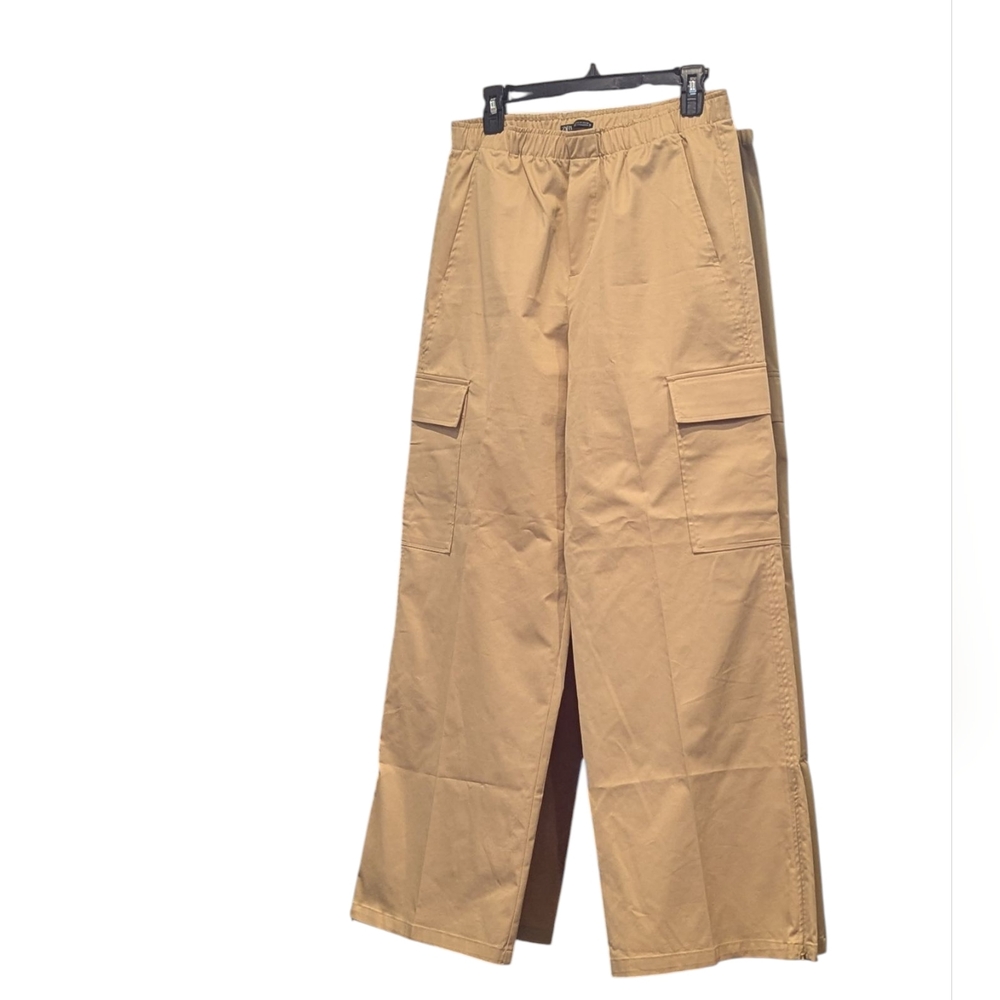 Zara Men's Tan Cargo Trousers